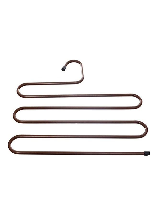 Hanger With Multi Function Brown 