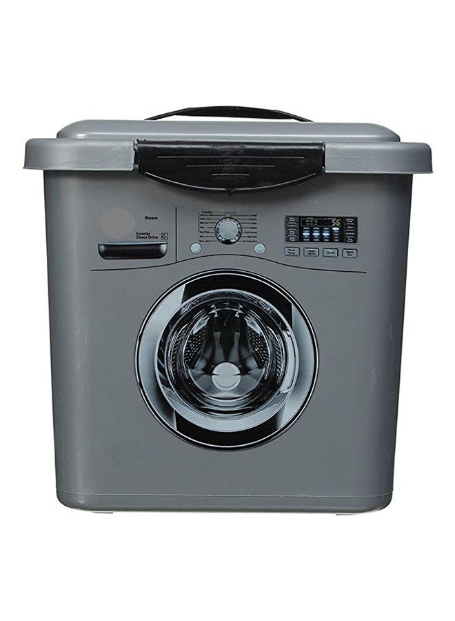 Laundry Powder Storage Box Grey 30x25cm 