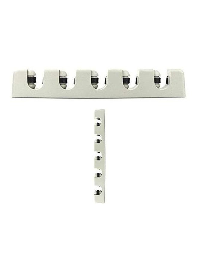 Magic Holder 5-Position Wall Organizer White