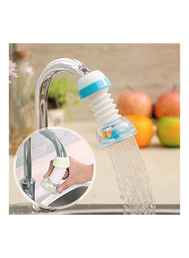 Kitchen Faucet Water Saving Chlorine Removal Fits Standard Faucets White-Blue - Image 2