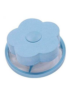 Home Floating Lint Hair Catcher Mesh Pouch Washing Machine Laundry Filter Bag Blue
