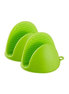 Generic Silicone Insulation Clip Anti-Hot Gloves Baking Oven Microwave Hand Clip Green  - Image 1