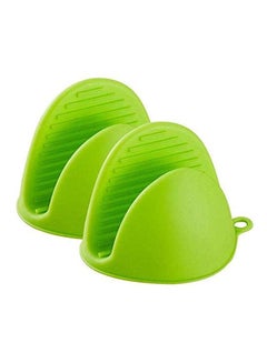 Generic Silicone Insulation Clip Anti-Hot Gloves Baking Oven Microwave Hand Clip Green  - Image 1