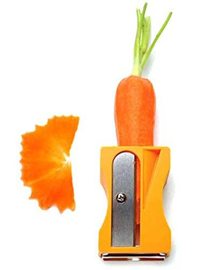Generic - Kitchen Vegetable Fruit Sharpener Peeler Carrot Cucumber Curl Slicer Orange - Image 1