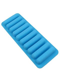 Cylinder Silicone Ice Cube Tray  Jelly Chocolate Cookie Mold Blue
