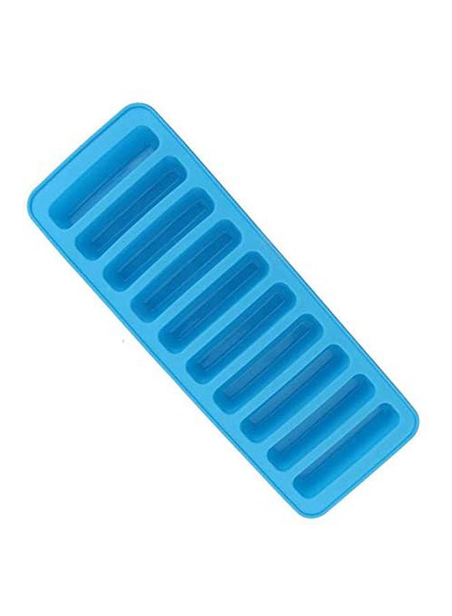 Generic - Cylinder Silicone Ice Cube Tray  Jelly Chocolate Cookie Mold Blue - Image 1