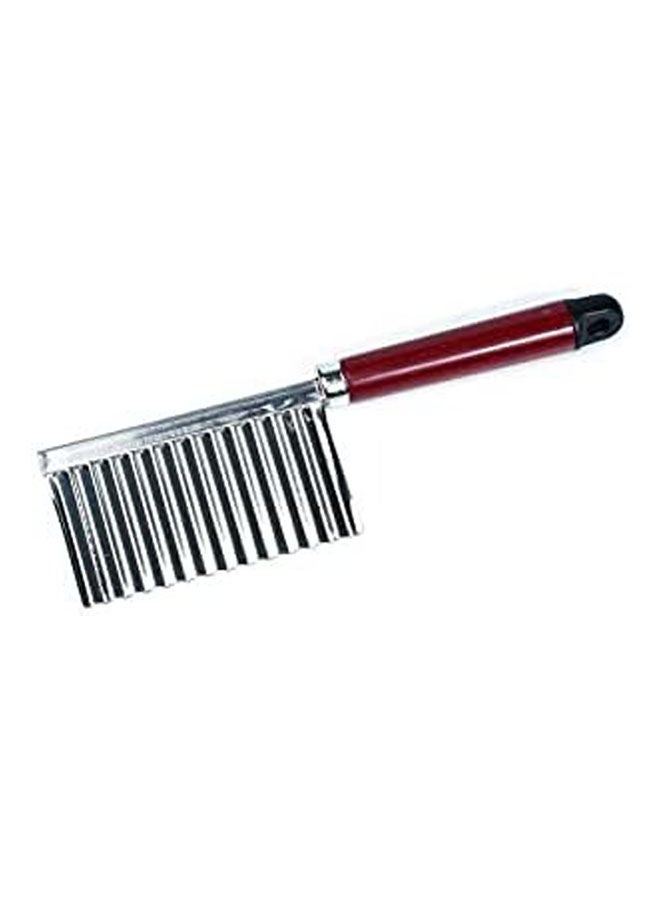 Generic - Potato Wavy Edged Knife Kitchen Gadget Vegetable Fruit Cutting Brown - Image 1