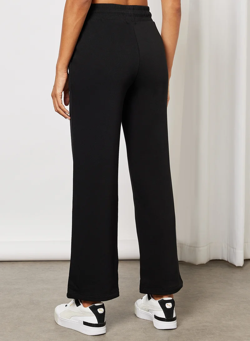 NA-KD Seam Detailed Pants Black