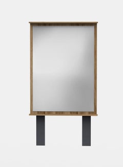 Switch Modern Sorrel Series Rectangular Mirror SRL MR760(WN12) For The Perfect Stylish Home Bedroom Medium Walnut 760 x 45 x 1040mm  - Image 1