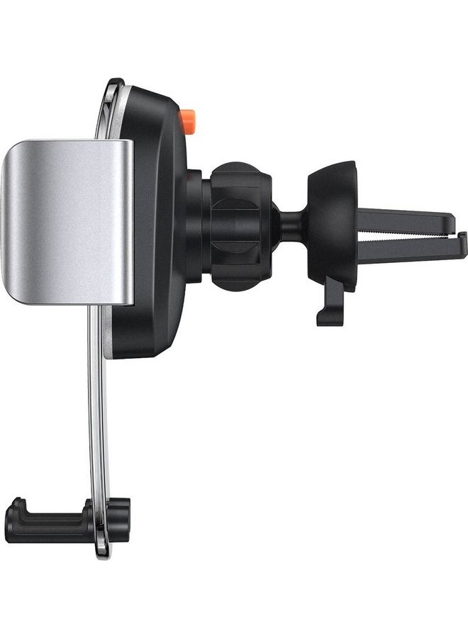 Baseus Easy Control Clamp Car Mount Phone Holder For Air Vent Silver - Image 3