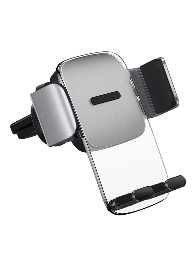 Baseus Easy Control Clamp Car Mount Phone Holder For Air Vent Silver - Image 4