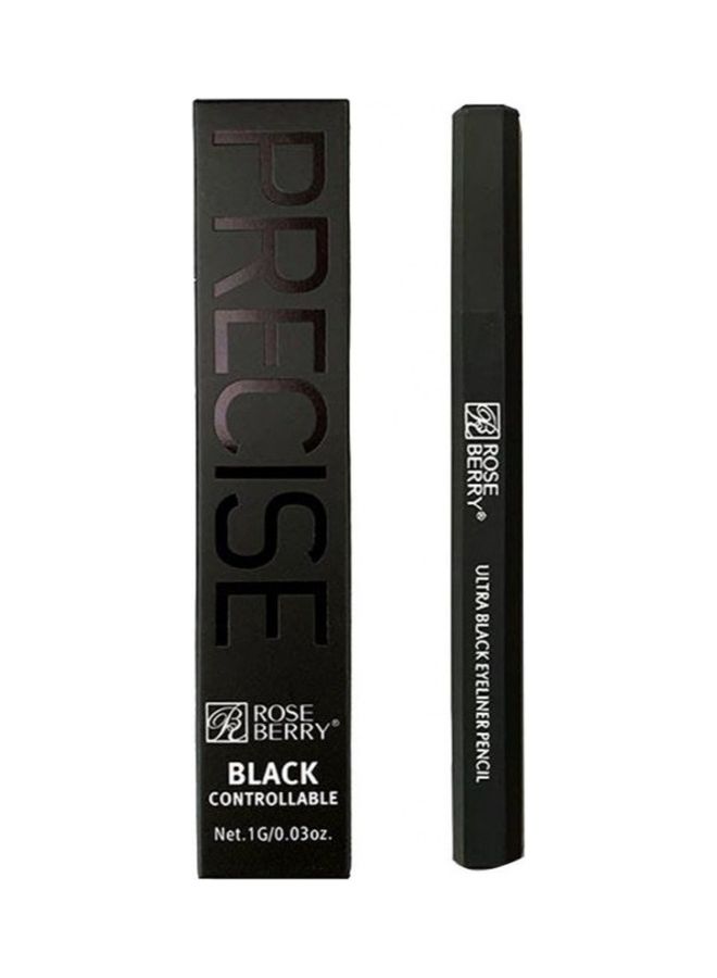 ROSE BERRY - Precise Controllable Eyeliner Pencil Ultra Black - Image 1