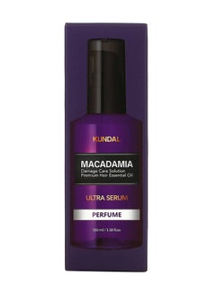 KUNDAL Macadamia Damage Care Solution Premium Hair Essential Oil Ultra Serum White Musk 100ml  - Image 2