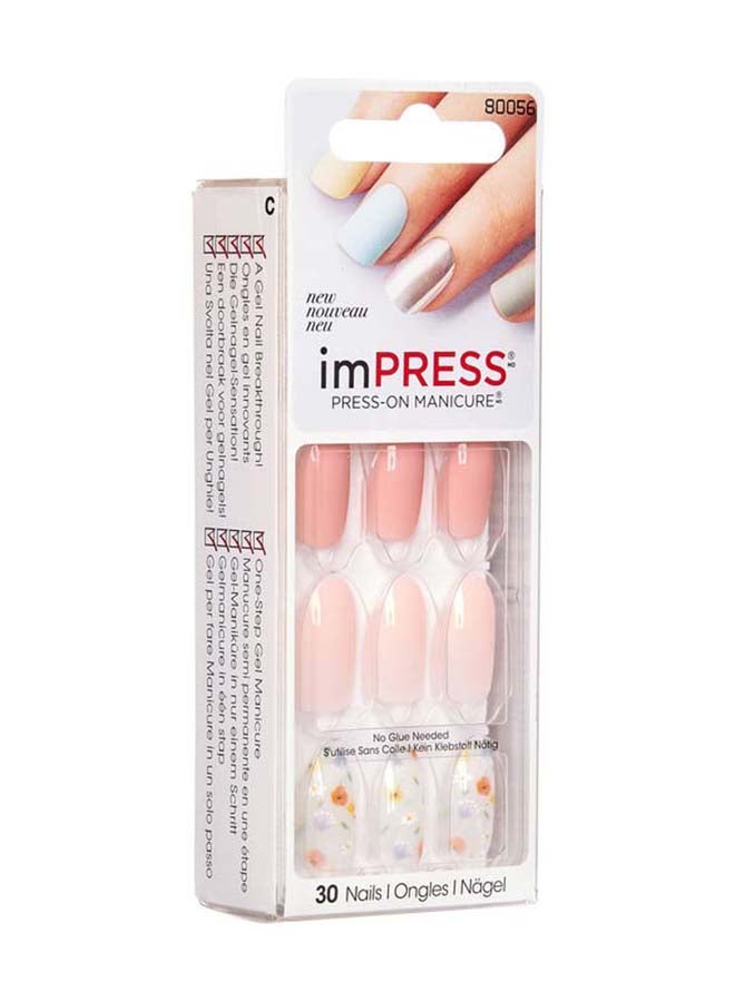 كيس إمبريس مجموعة مسامير مرنة مكونة من 30 قطعة خوخي/ أبيض - Image 2