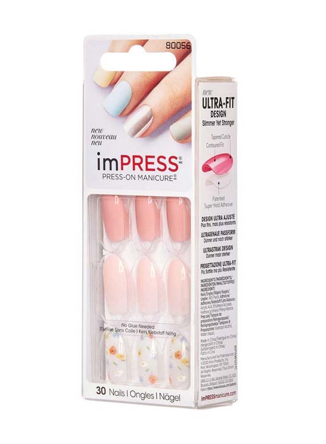 كيس إمبريس مجموعة مسامير مرنة مكونة من 30 قطعة خوخي/ أبيض - Image 3