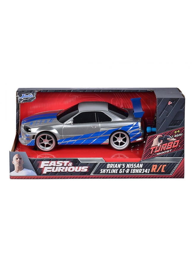 JADA Fast And Furious Remote Control Nissan Skyline GTR Car  - Image 1