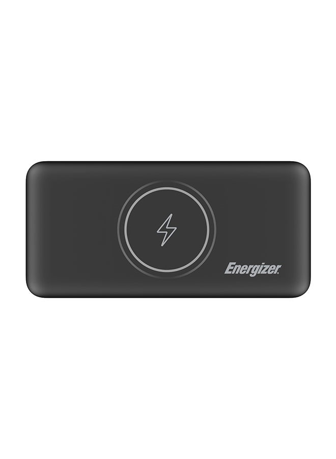 Energizer 10000 mAh Ultimate Wireless Power Bank, Qi Certified, 18W Type-C Output Power Delivery, 15W Wireless Charging for iPhone 15/14/13/12/11, Pro, Pro Max, iPad And Wireless Charging Supported Mobile Phones, Dual Inputs - Micro USB And Type-C Black  - Image 3