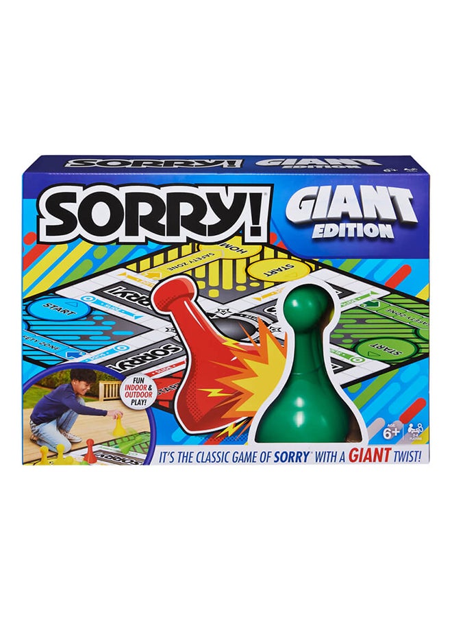 Spin Master Games Giant Edition Sorry Game 1 Players - Image 2