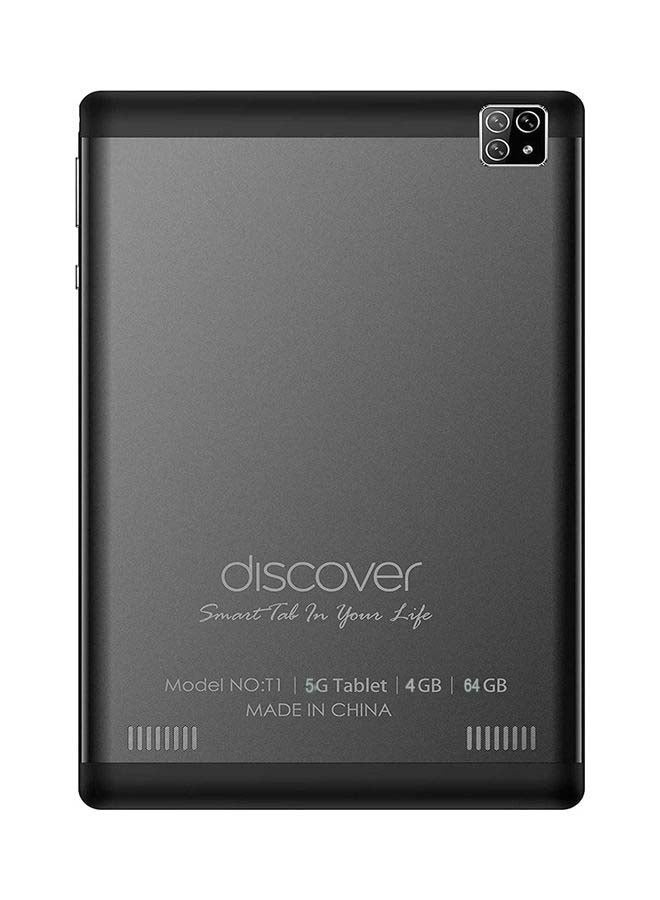 discover - 8inch Smart Tablet T1 5G Android Tab with 64GB ROM 4GB RAM 8Core Dual-Sim Wifi (Black) - Image 1