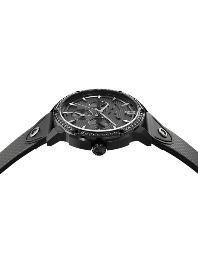 POLICE Men's The Batman Catwoman Edition Round Shape Chronograph Wrist Watch PEWLF2205201 - 40mm - Black - Image 3