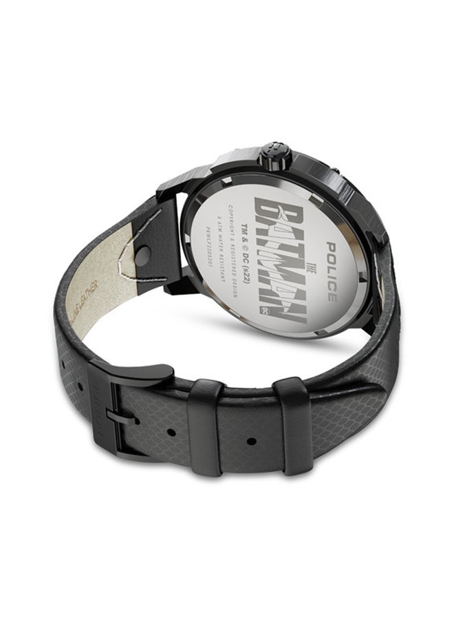 POLICE Men's The Batman Catwoman Edition Round Shape Chronograph Wrist Watch PEWLF2205201 - 40mm - Black - Image 5