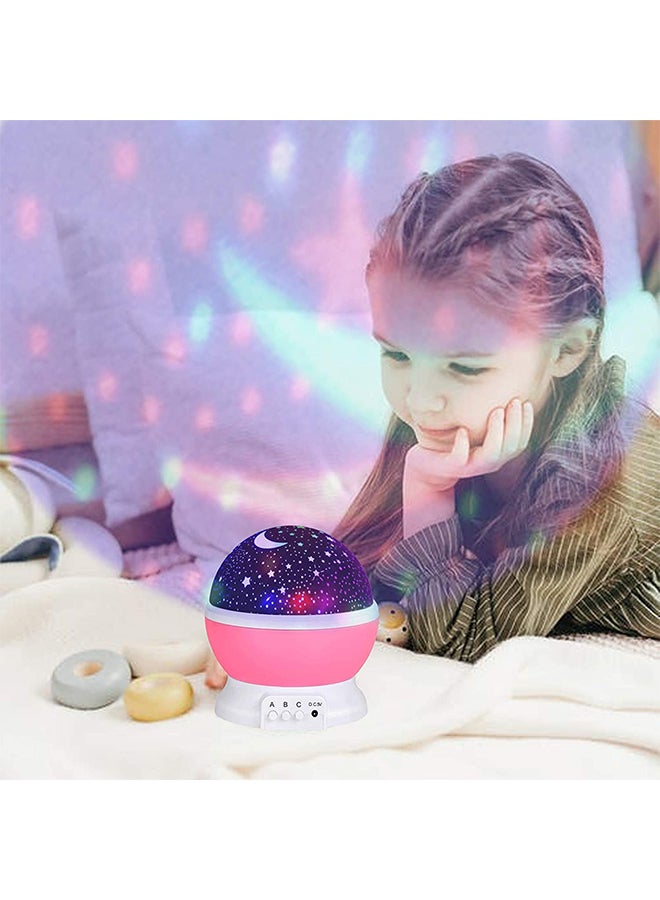 Generic Rotary Flashing Star Moon Projector Night Light  - Image 5