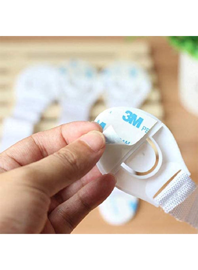 Cool Baby - 10-Piece Children Locking Doors Safety Durable Locks Set With Buckle Design - Image 1
