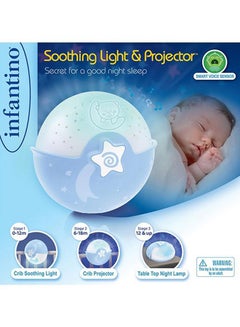 infantino Table-Top Soothing Light And Projector - Blue  - Image 2