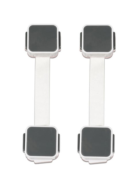 Xtraguard Dual Locking Latch, Pack Of 2 - Grey/Black