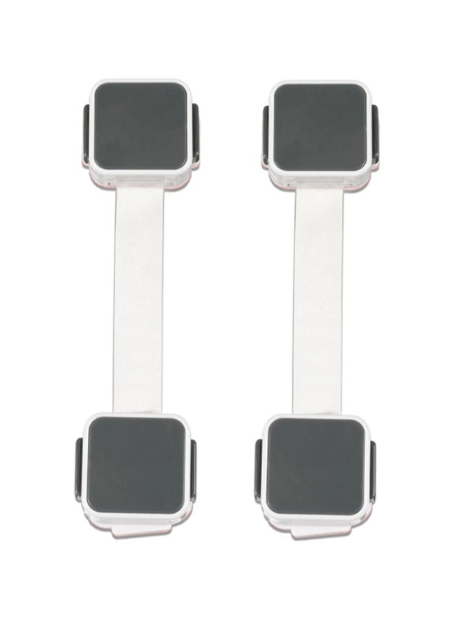 Xtraguard Dual Locking Latch, Pack Of 2 - Grey/Black