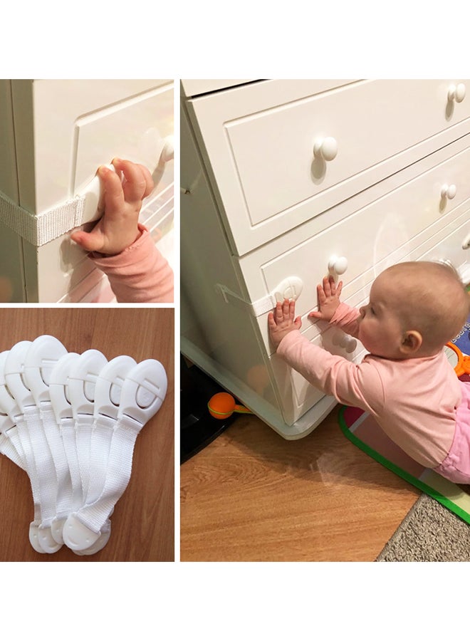 مجموعة أقفال أمان الأبواب لحماية الأطفال مكونة من 30 قطعة - Image 5