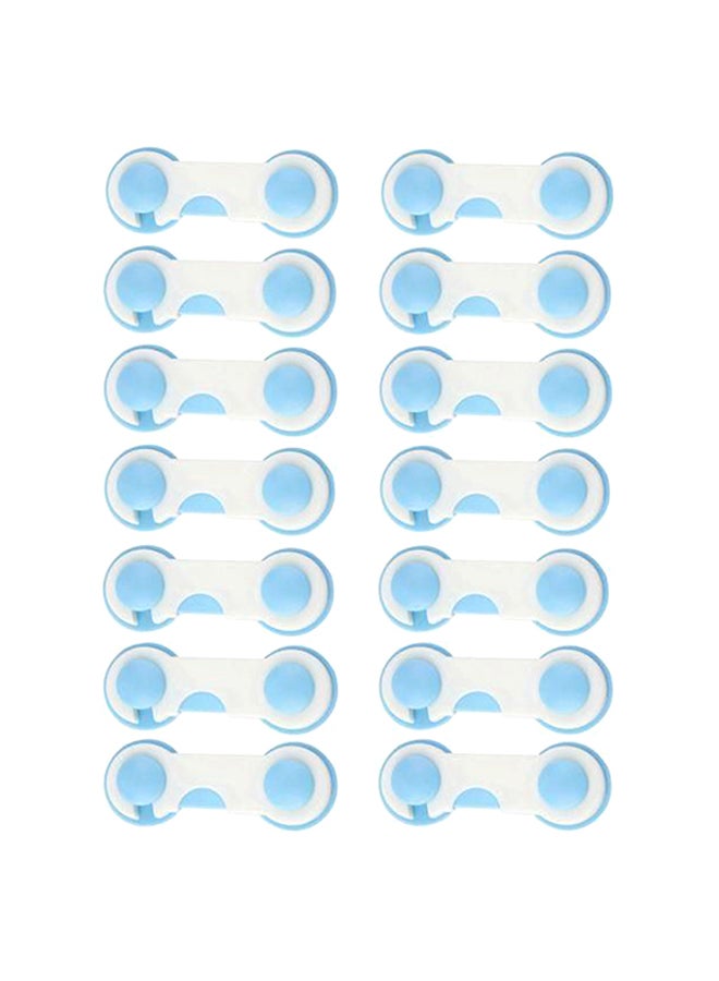 14-Piece Anti-Pinch Cabinet Door Drawers Baby Safety Lock Set - Image 1