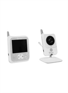 lionelo 2-Piece Babyline 7.1 Video Baby Monitor - White  - Image 1