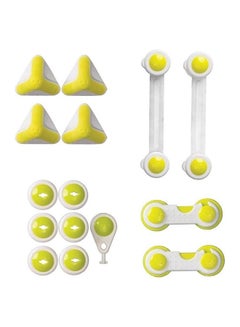 Nuvita Baby Safety Guard And Lock Kit - White/Yellow  - Image 1