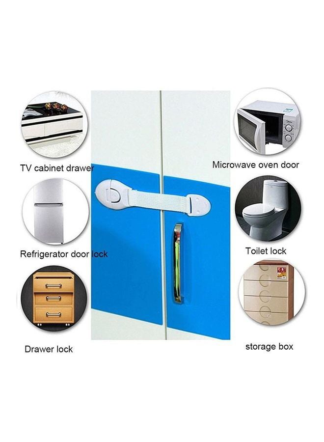 ZENHOME - Pack Of 10 Cabinet And Drawer Strap Lock - Image 1