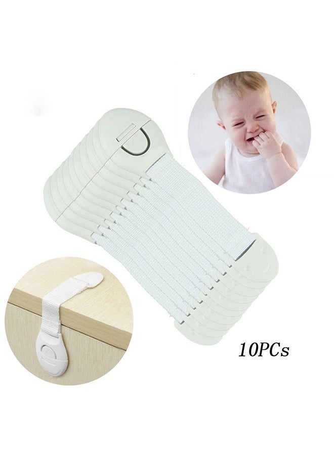 ZENHOME - Pack Of 10 Cabinet And Drawer Strap Lock - Image 1