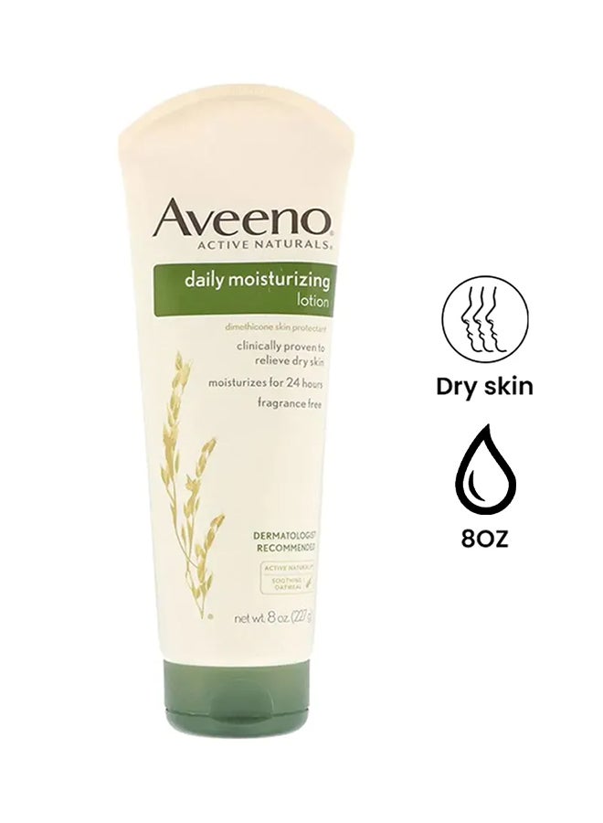 Aveeno Active Naturals Daily Moisturizing Lotion 8 Oz 8 Ounce - Image 1