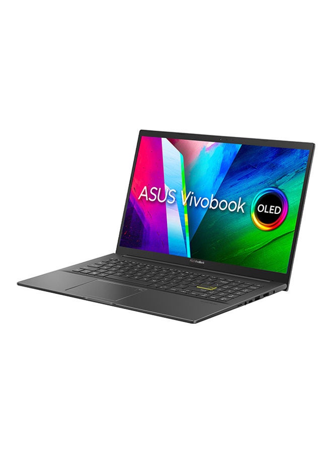 Vivobook 15 OLED K513EA-OLED0B5W  Laptop With 15.6-Inch Display, Core i5-1135G7 Processor/8GB RAM/512GB SSD/Intel UHD Graphics/Windows 11 English/Arabic Indie Black