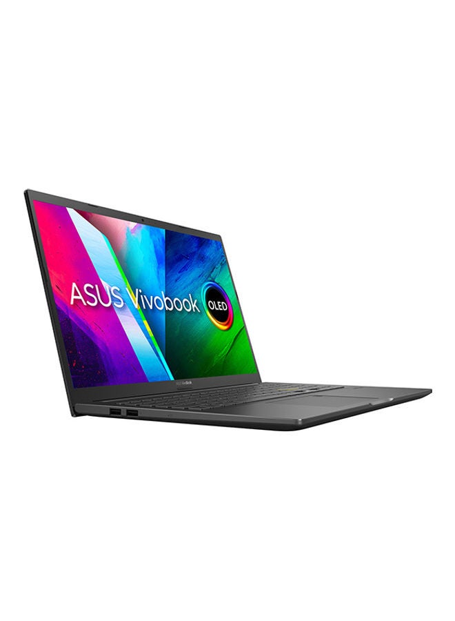 Vivobook 15 OLED K513EA-OLED0B5W  Laptop With 15.6-Inch Display, Core i5-1135G7 Processor/8GB RAM/512GB SSD/Intel UHD Graphics/Windows 11 English/Arabic Indie Black