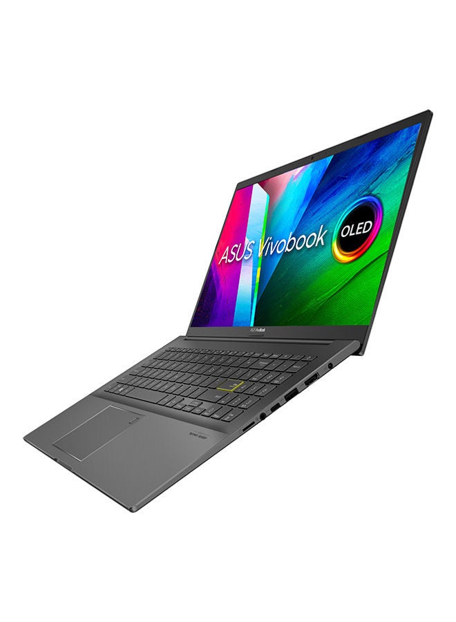 Vivobook 15 OLED K513EA-OLED0B5W  Laptop With 15.6-Inch Display, Core i5-1135G7 Processor/8GB RAM/512GB SSD/Intel UHD Graphics/Windows 11 English/Arabic Indie Black