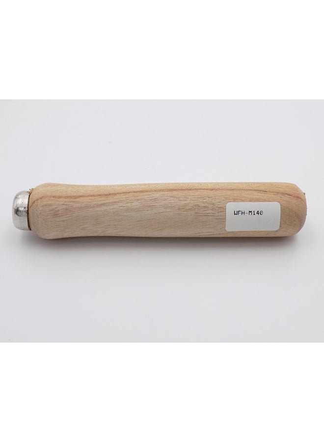 هيرو Wooden File Handle 140mm Brown/Silver  - Image 1