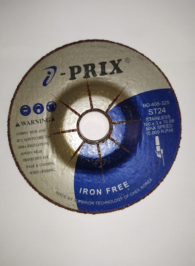 Prix Stainless Steel Cutting Wheel 4 inch Multicolour - Image 1