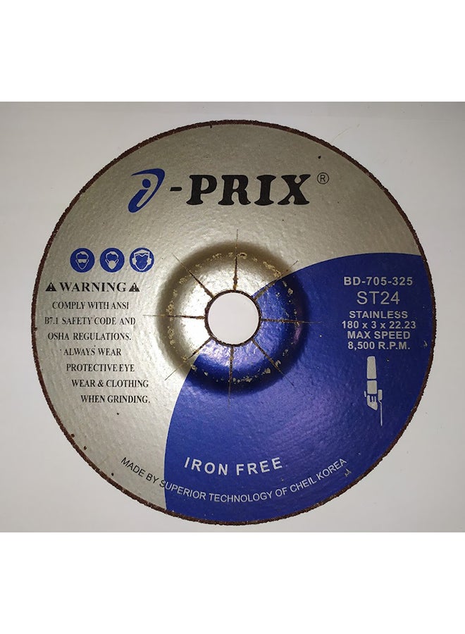 Prix Stainless Steel Cutting Wheel 7 inch Multicolour - Image 1