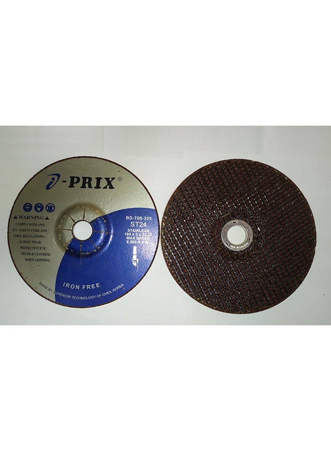 Prix Stainless Steel Cutting Wheel 7 inch Multicolour - Image 2