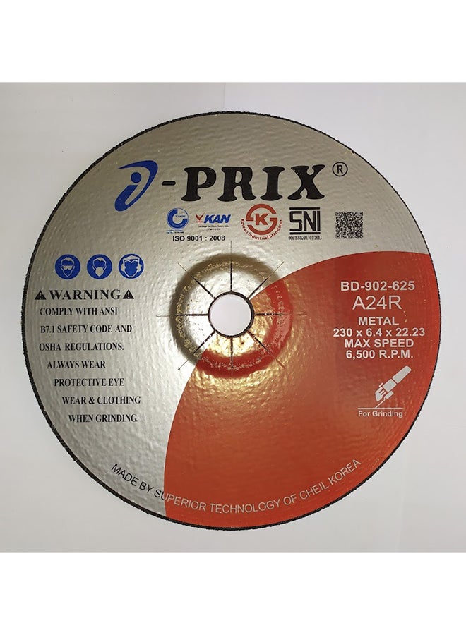 Prix Steel Grinding Wheel 9 inch Multicolour - Image 1