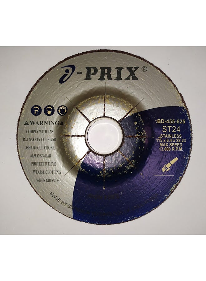 Prix Stainless Steel Grinding Wheel 4 inch Multicolour - Image 1