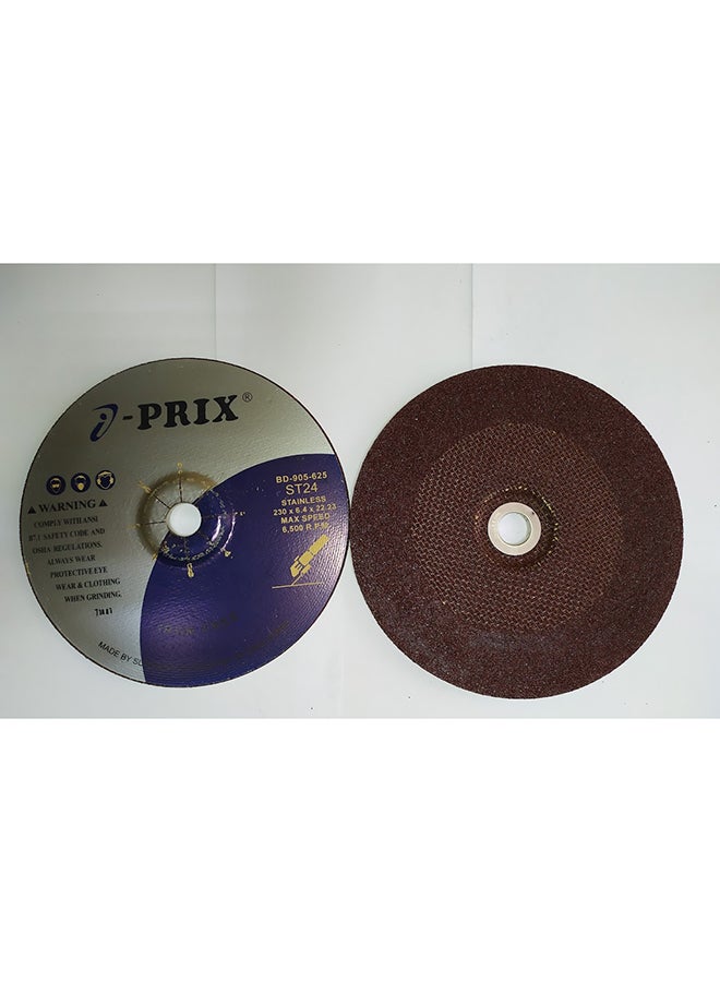 Prix Stainless Steel Grinding Wheel 9 inch Multicolour - Image 2