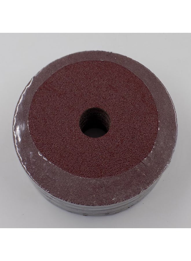 Prix Aluminum Oxide Metal Sanding Disc 4-inch, 24 Grit (25 PCS/Box) Brown - Image 2