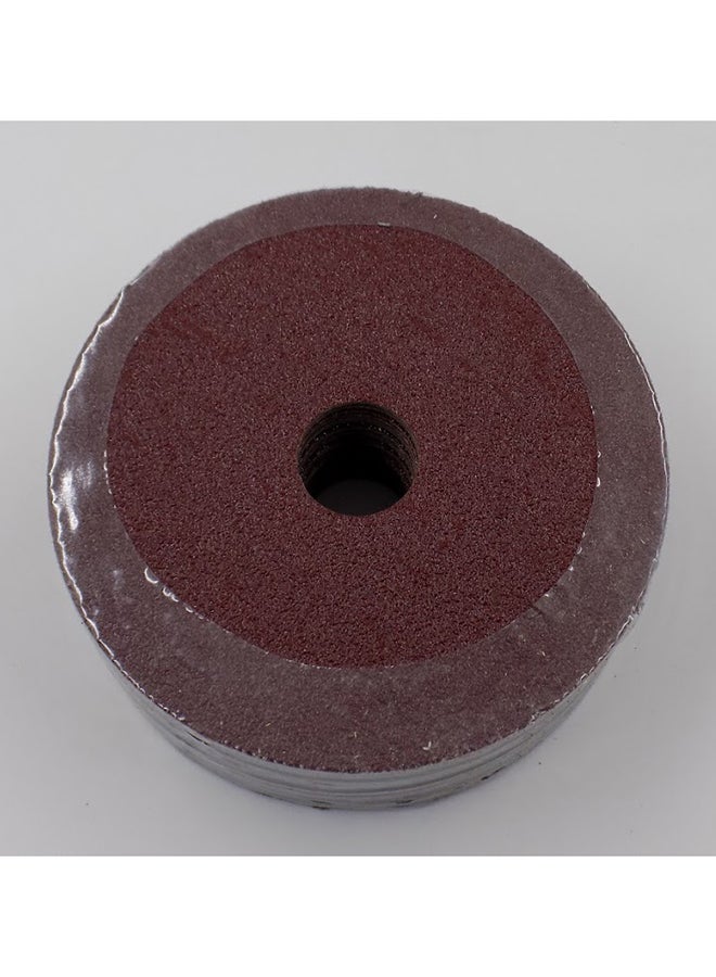 Prix Aluminum Oxide Sanding Disc 4-1/2-inch, 100 Grit (25 PCS/Box) Brown - Image 2