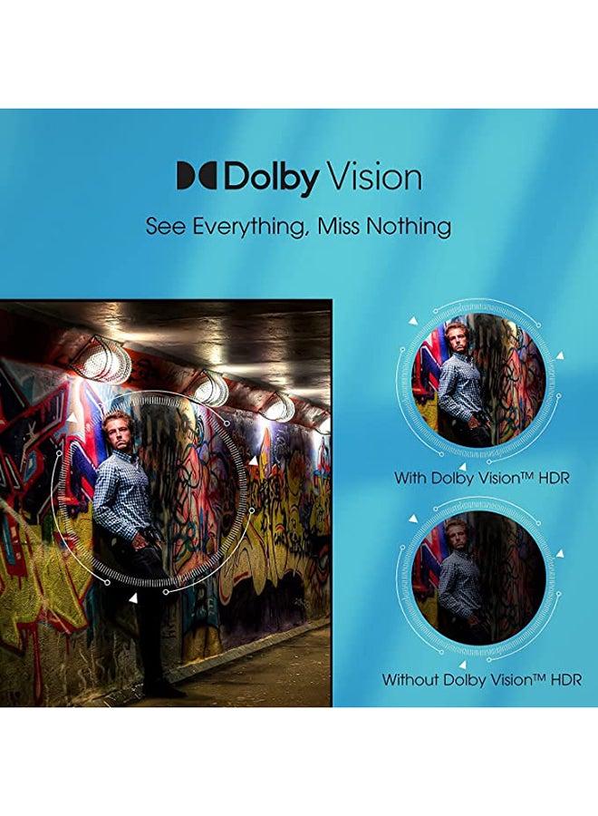 هايسنس تلفزيون ذكي بدقة كاملة الوضوح مقاس 43 بوصة مع تقنية دولبي فيجن HDR وDTS Virtual X ويوتيوب ونتفليكس وفري فيو بلاي وأليكسا مدمج وبلوتوث وواي فاي 43A4GTUK أسود - Image 4